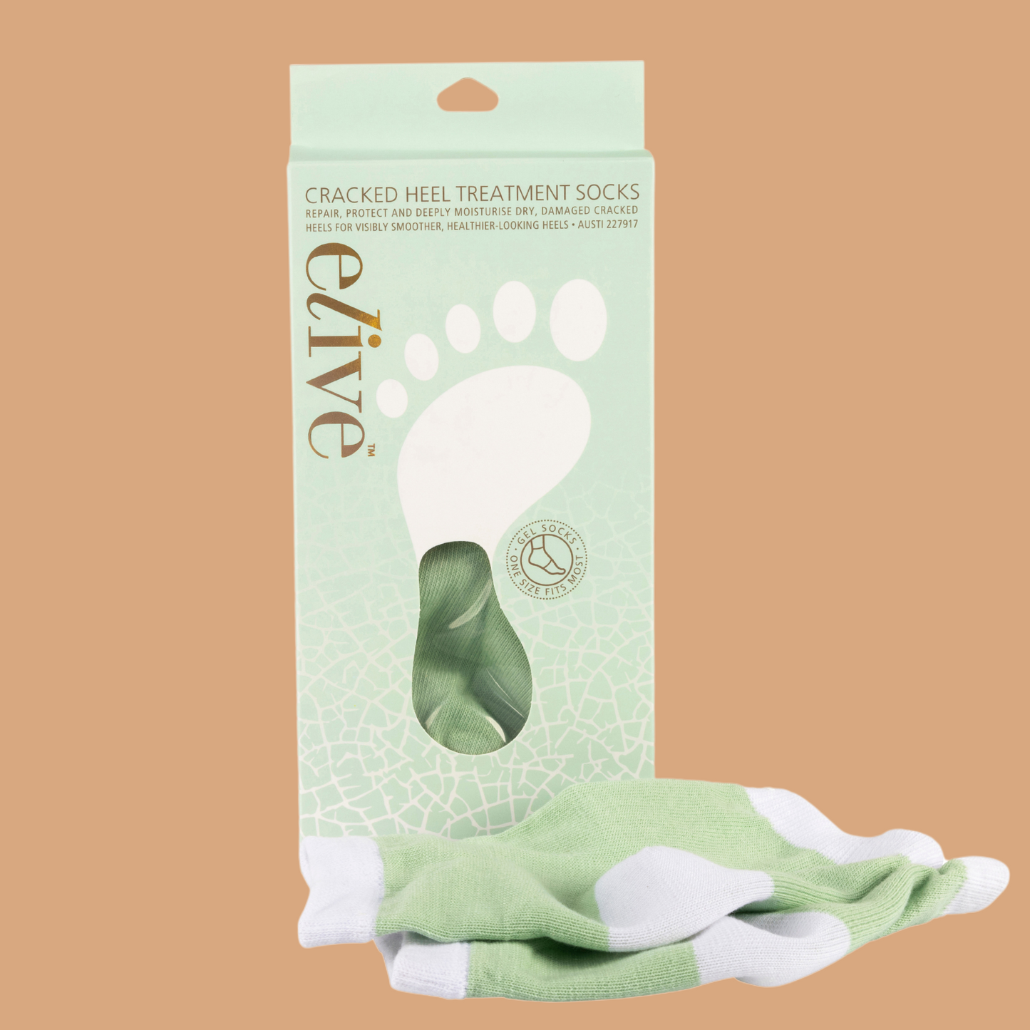eLive Cracked Heel Soothing Socks